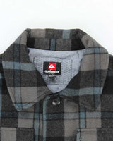Vintage 2000's Quiksilver Heavyweight Button Up Flannel Shacket - L
