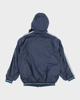 Vintage 90's Adidas Reversible Hooded Windbreaker Jacket - XXXL