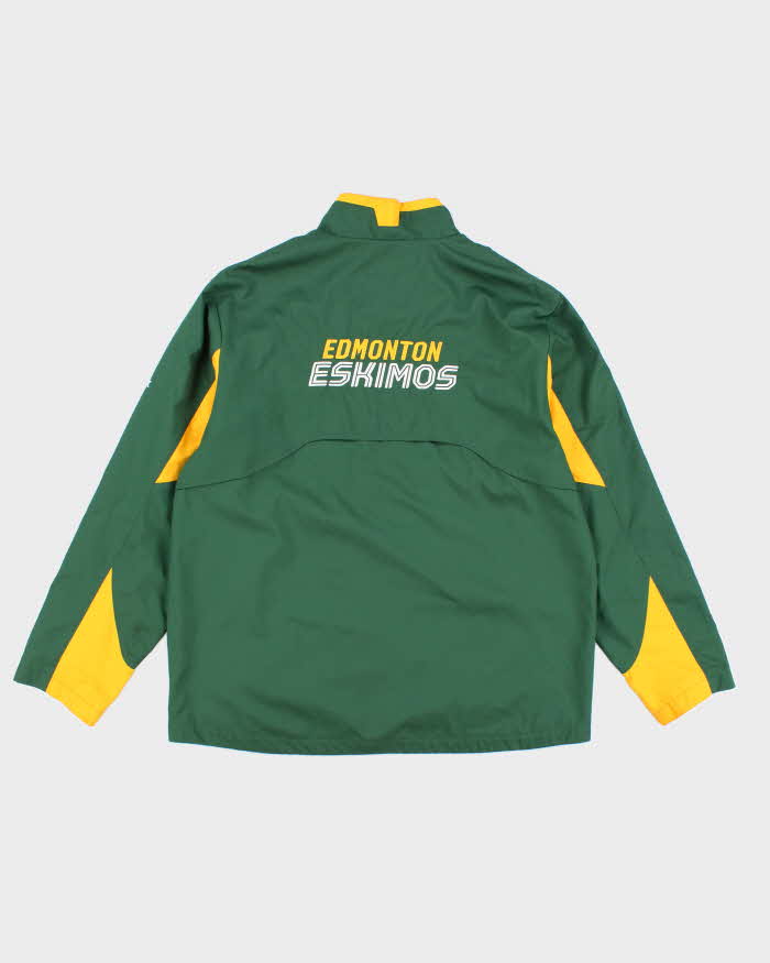 Vintage 2000's Reebok Edmonton Elks Canadian Football Windbreaker Jacket - M