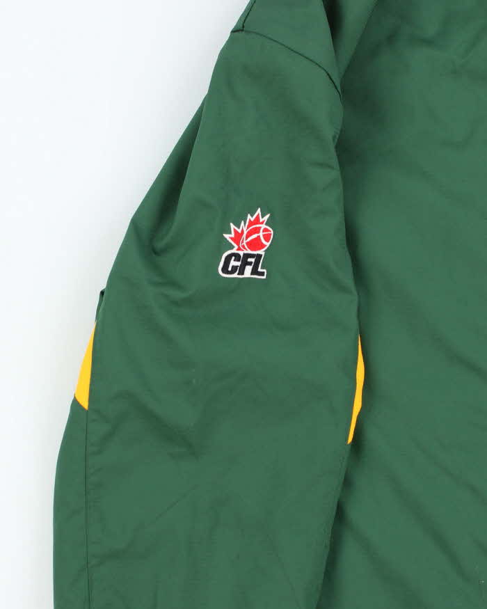 Vintage 2000's Reebok Edmonton Elks Canadian Football Windbreaker Jacket - M