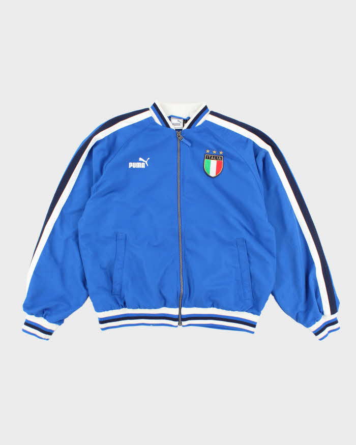Vintage 90's Puma Italy Football Track Jacket -  M