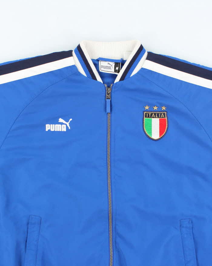 Vintage 90's Puma Italy Football Track Jacket -  M