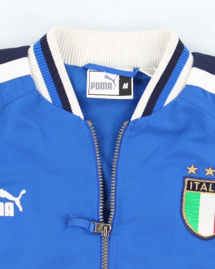 Vintage 90's Puma Italy Football Track Jacket -  M
