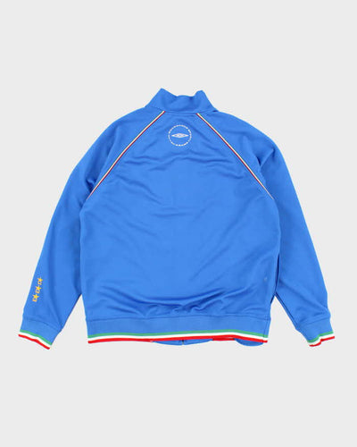 Vintage 90's Umbro Italy Football Track Jacket - M