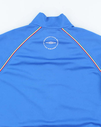 Vintage 90's Umbro Italy Football Track Jacket - M