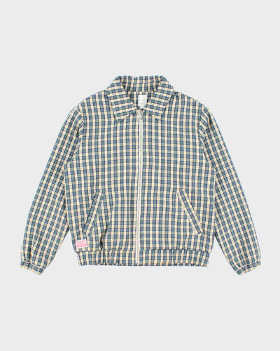 Vintage Y2K Twik Patterned Zip Up Harrington Jacket - M