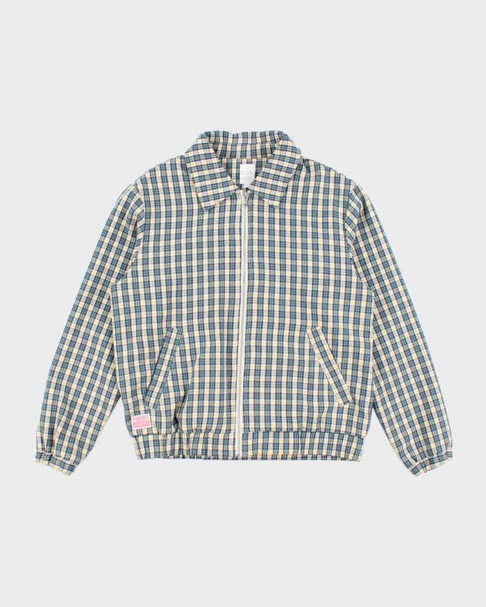 Vintage Y2K Twik Patterned Zip Up Harrington Jacket - M