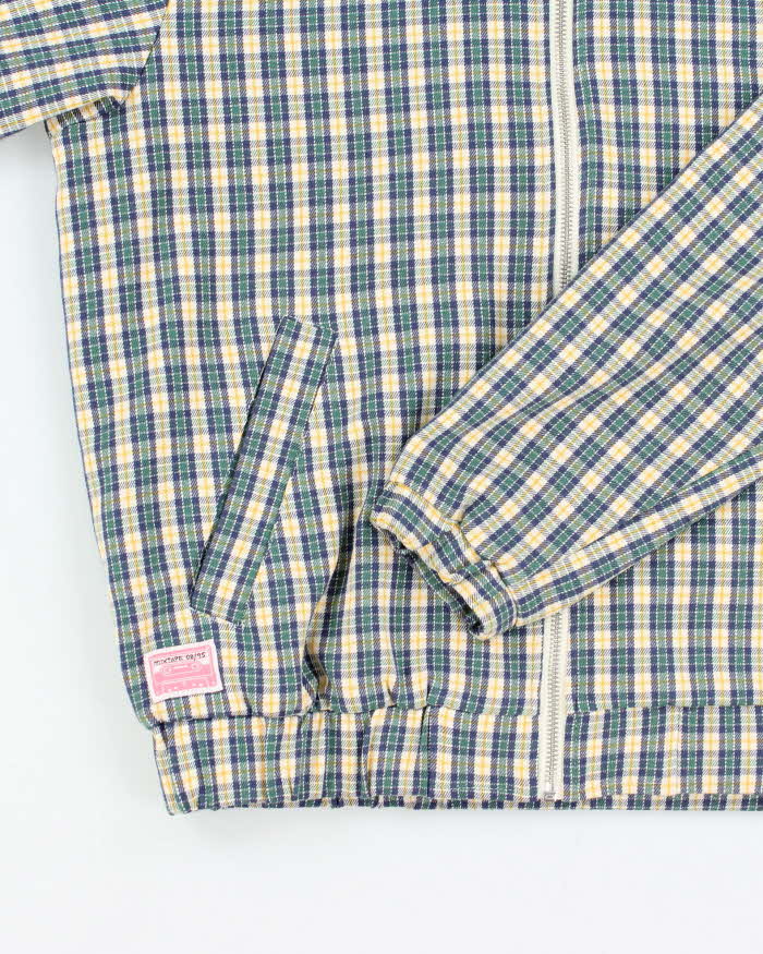 Vintage Y2K Twik Patterned Zip Up Harrington Jacket - M