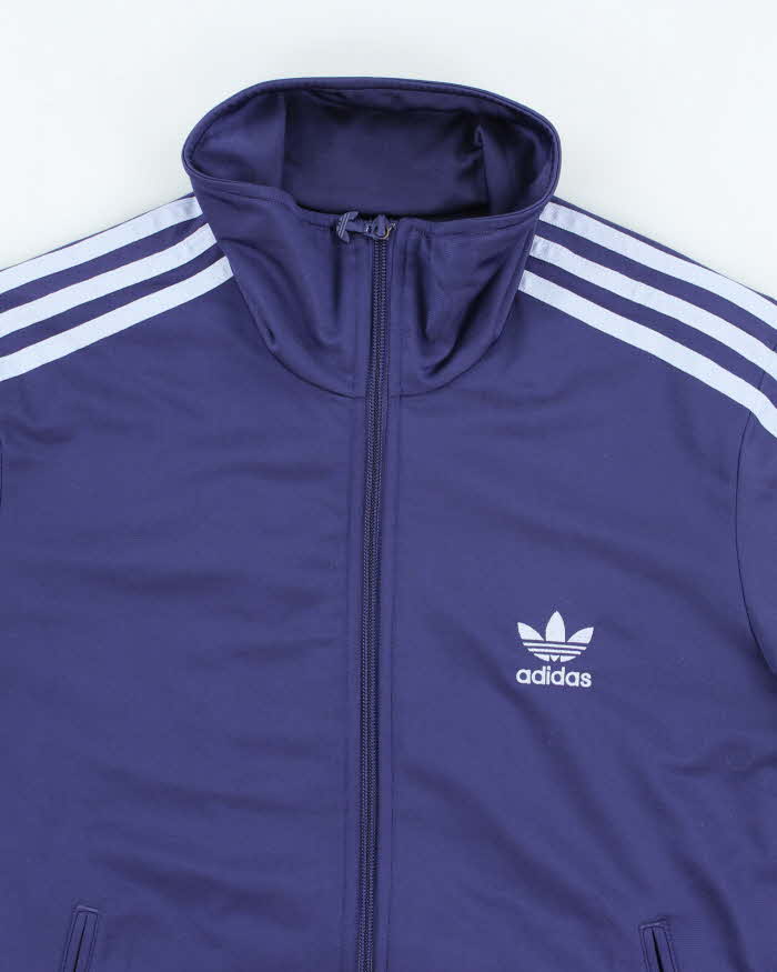 Vintage Y2K Adidas Three Stripe Track Jacket - M