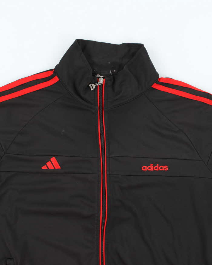 Vintage Y2K Adidas Three Stripe Track Jacket - M