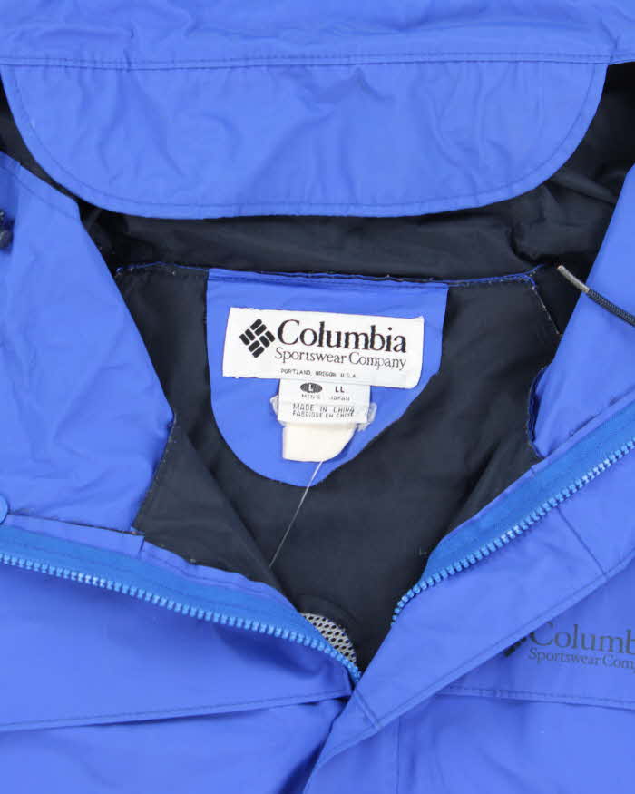 Vintage 90's Columbia Hooded Waterproof Anorak Jacket - L
