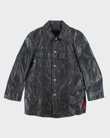 Vintage 70s Mark Iv Lined Leather Jacket - M
