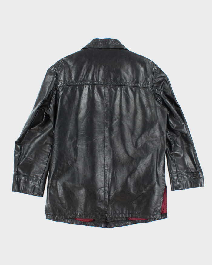 Vintage 70s Mark Iv Lined Leather Jacket - M