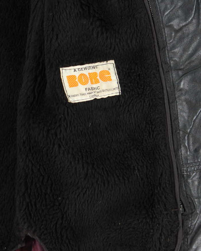 Vintage 70s Mark Iv Lined Leather Jacket - M
