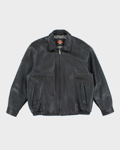 Vintage 90's Hard Rock Café Montreal Heavyweight Leather Jacket - XL