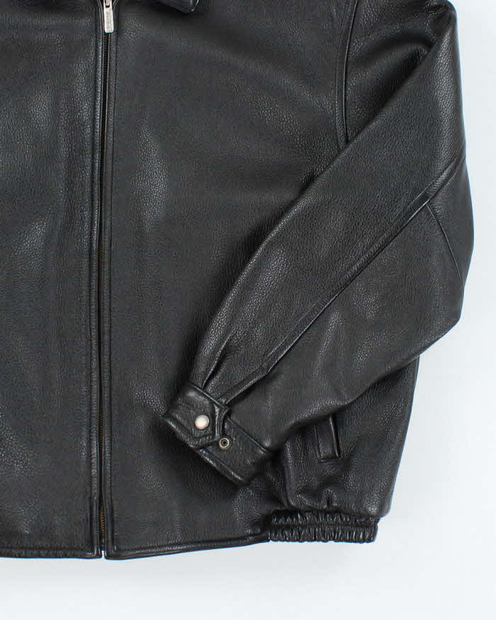 Vintage 90's Hard Rock Café Montreal Heavyweight Leather Jacket - XL