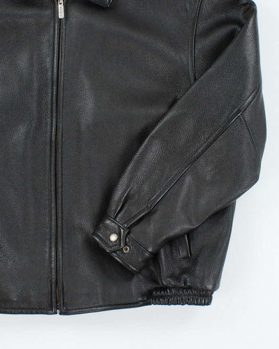 Vintage 90's Hard Rock Café Montreal Heavyweight Leather Jacket - XL