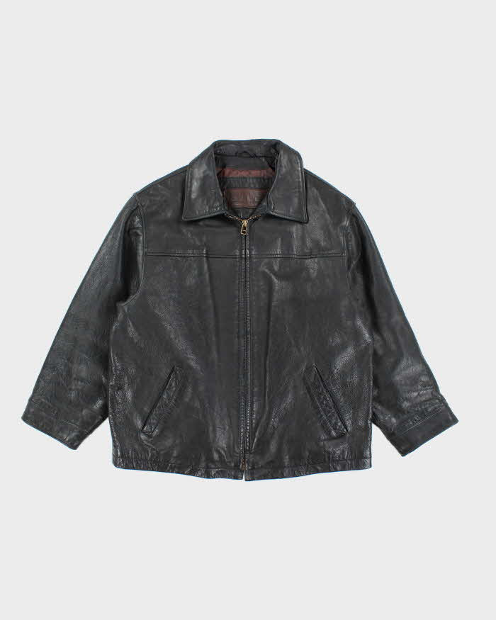 Vintage Timberland Leather Jacket - XXL