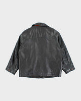 Vintage Timberland Leather Jacket - XXL