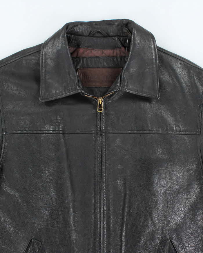 Vintage Timberland Leather Jacket - XXL