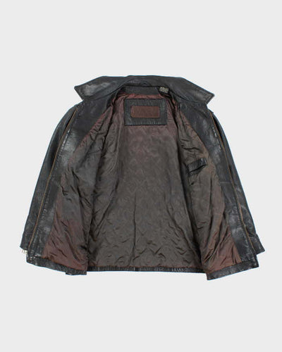 Vintage Timberland Leather Jacket - XXL