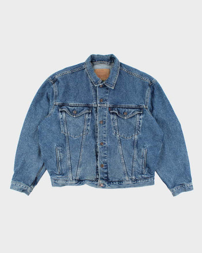 Vintage 90's Levi's Oversized Dark Wash Denim Jacket - XL