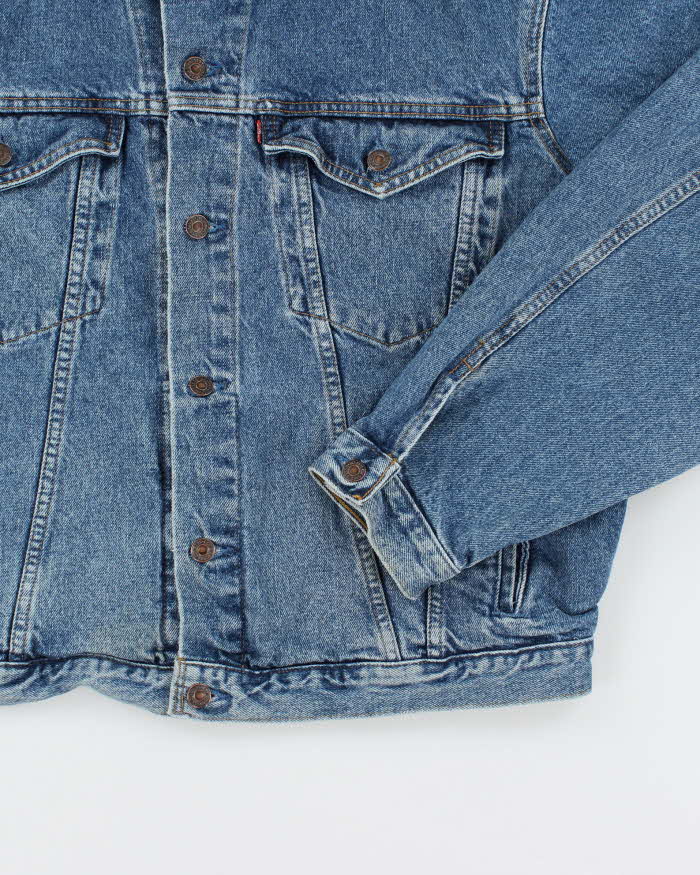 Vintage 90's Levi's Oversized Dark Wash Denim Jacket - XL