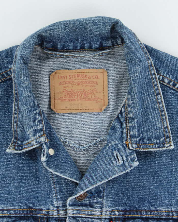 Vintage 90's Levi's Oversized Dark Wash Denim Jacket - XL