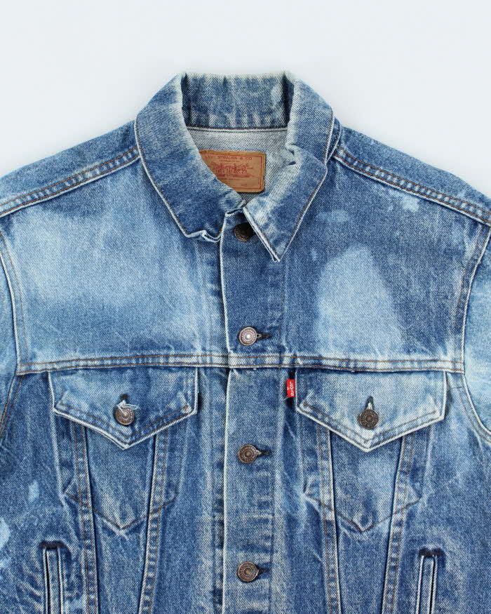 Vintage 90's Levi's Acid Wash Denim Jacket - M