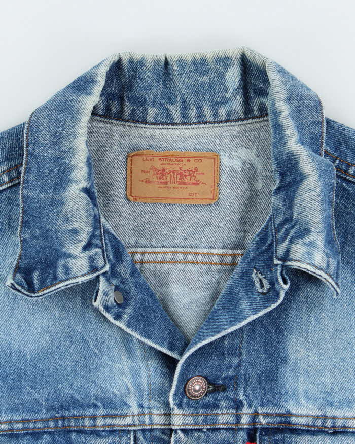 Vintage 90's Levi's Acid Wash Denim Jacket - M