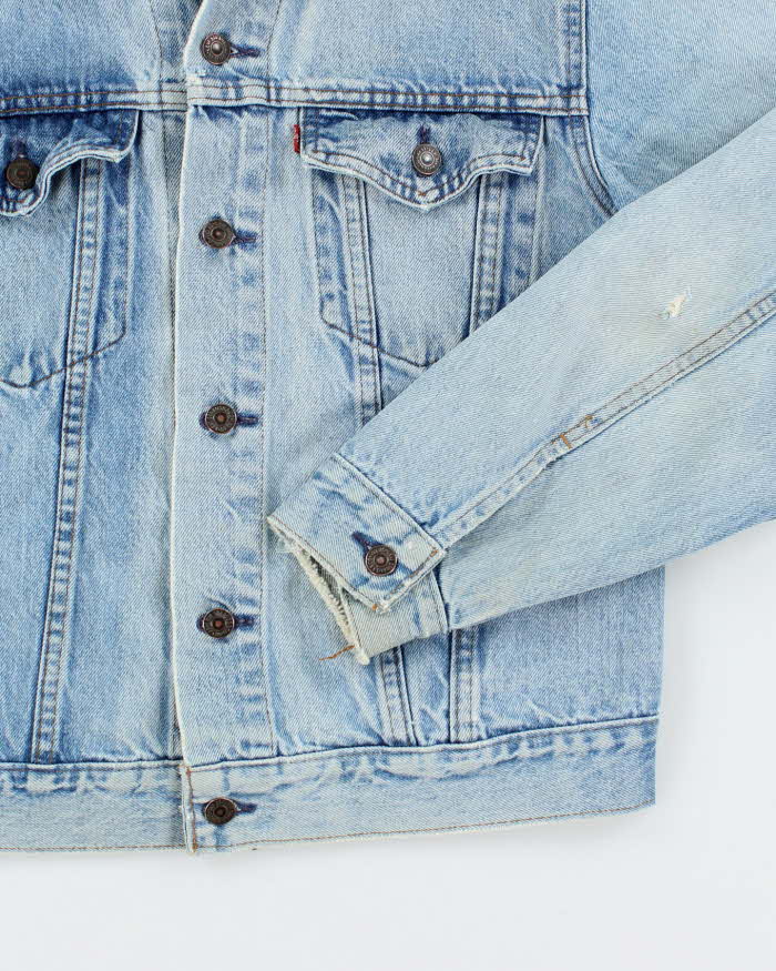 Vintage 90's Levi's Light Wash Denim Jacket - S