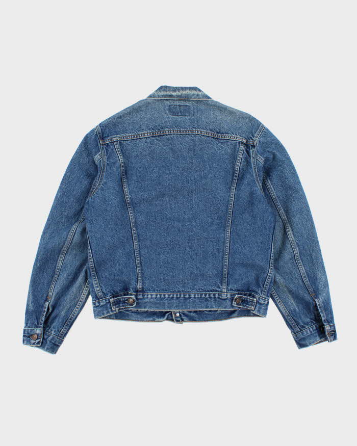 Vintage 90's Levi's Faded Dark Wash Denim Jacket - L