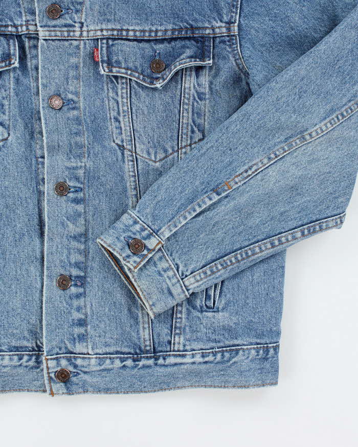 Vintage 90's Levi's Faded Medium Wash Denim Jacket - M