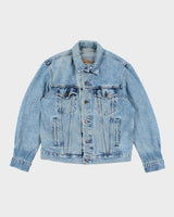 Vintage 2000's Levi's Faded Light Wash Denim Jacket - M