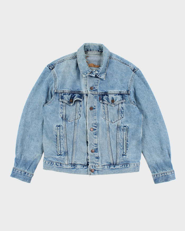 Vintage 2000's Levi's Faded Light Wash Denim Jacket - M