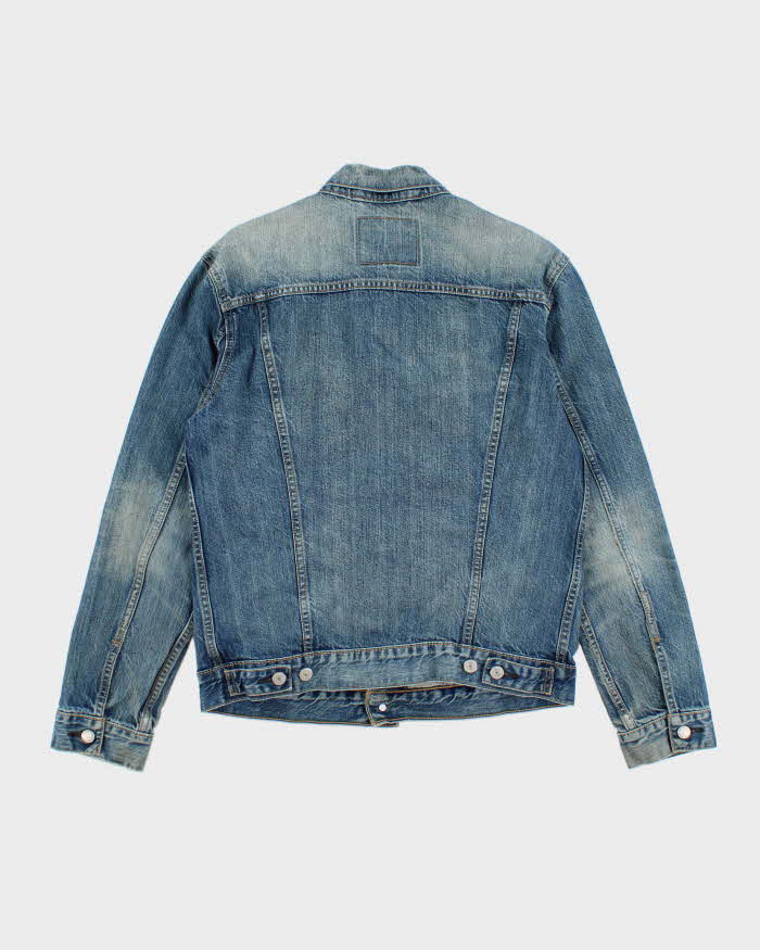 Vintage 2000's Levi's Faded Dark Wash Denim Jacket - M