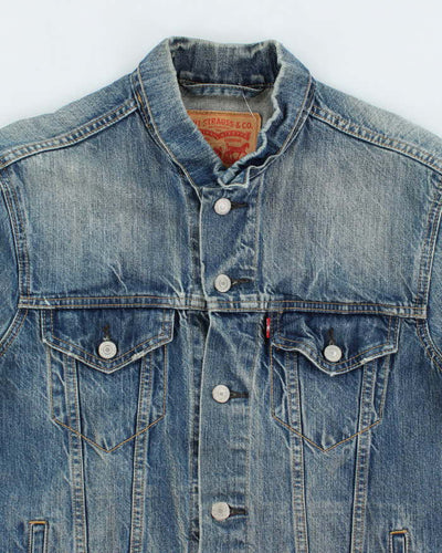 Vintage 2000's Levi's Faded Dark Wash Denim Jacket - M