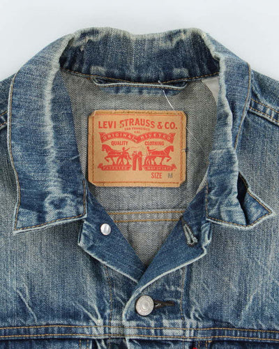 Vintage 2000's Levi's Faded Dark Wash Denim Jacket - M