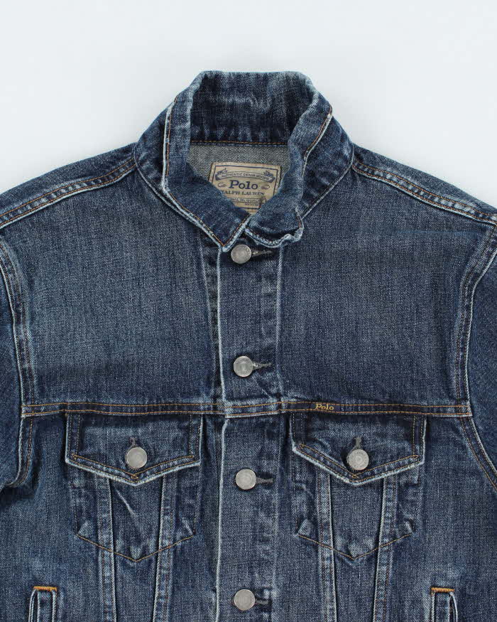Vintage Y2K Ralph Lauren Dark Wash Denim Jacket - S