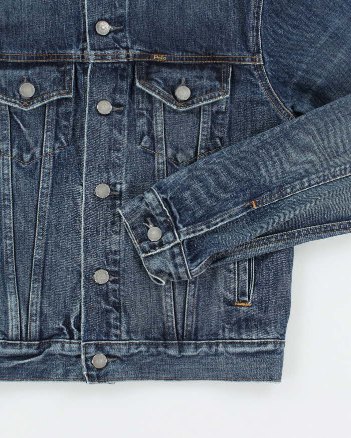 Vintage Y2K Ralph Lauren Dark Wash Denim Jacket - S