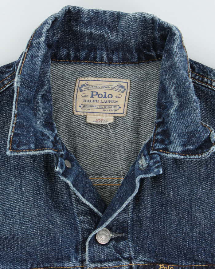 Vintage Y2K Ralph Lauren Dark Wash Denim Jacket - S