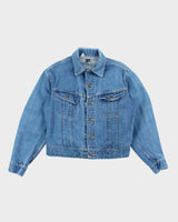 Vintage 80's Lee Light Wash Denim Jacket - S