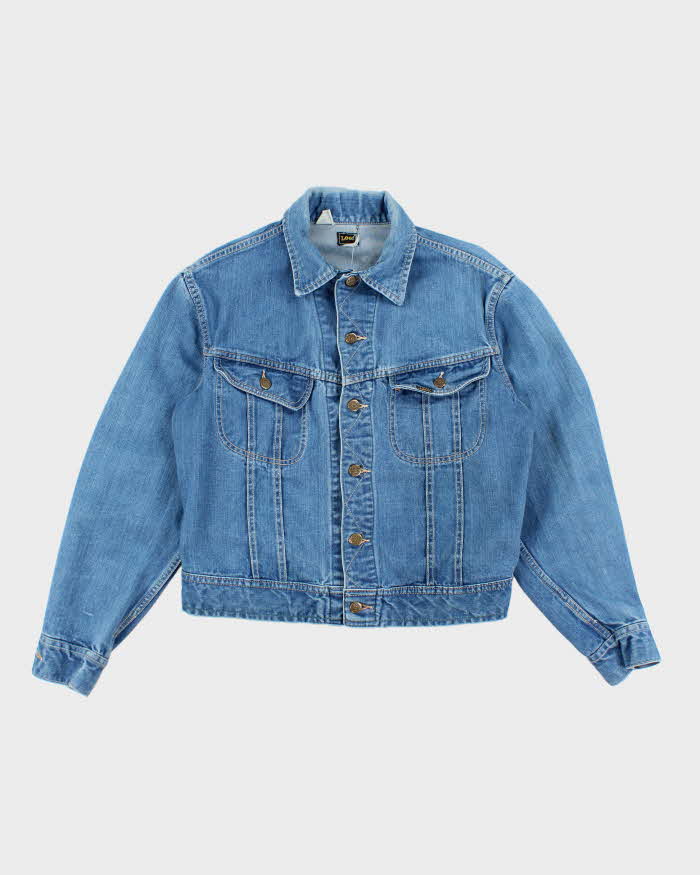 Vintage 80's Lee Light Wash Denim Jacket - S