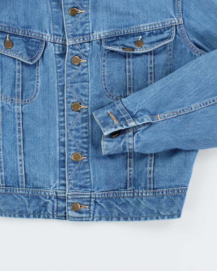 Vintage 80's Lee Light Wash Denim Jacket - S