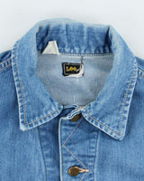 Vintage 80's Lee Light Wash Denim Jacket - S
