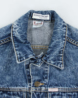 Vintage 90's Guess Jeans Acid Wash Denim Jacket - M