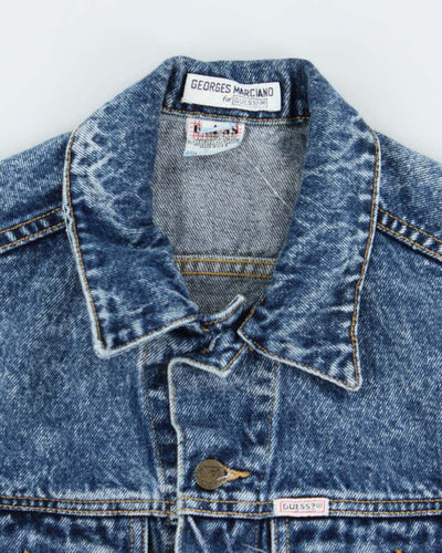 Vintage 90's Guess Jeans Acid Wash Denim Jacket - M