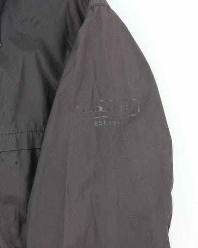 Vintage Y2K Coach Hooded Lightweight Anorak Jacket - L