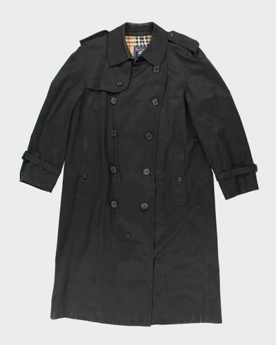 Vintage Burberrys Black Trench Coat - XL