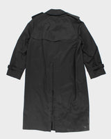 Vintage Burberrys Black Trench Coat - XL